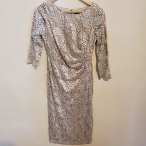JH Evenings Lace Sequins Dress